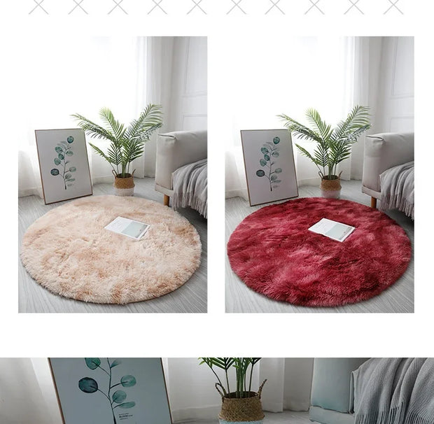 Soft Plush Round Rug